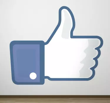 Wandtattoo gefällt mir Facebook - TenStickers