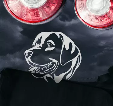 Wandtattoo Haustier Hund Monocolor Aufkleber - TenStickers