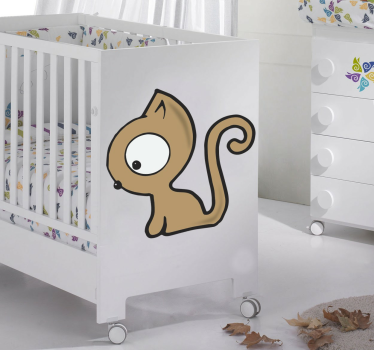 Wandtattoo Kinderzimmer Babykatze - TenStickers