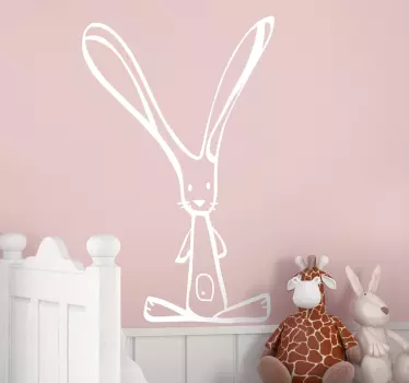 Wandtattoo Kinderzimmer Hässchen - TenStickers