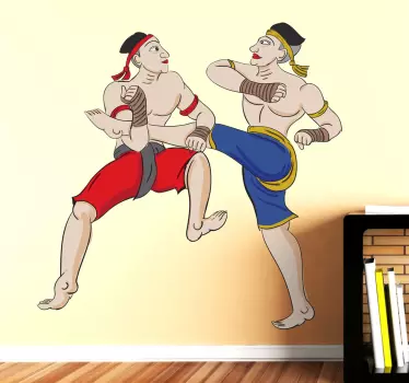 Wandtattoo Kinderzimmer Kampfsport - TenStickers