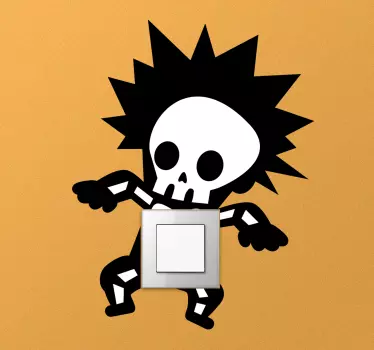 Wandtattoo Lichtschalter Stromschlag halloween - TenStickers