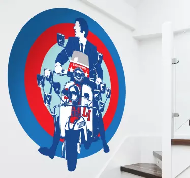 Wandtattoo Mod-Bewegung - TenStickers