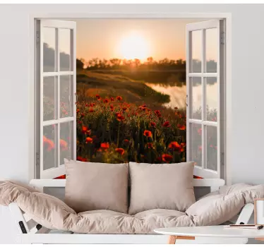 Wandtattoo Natur fensteransicht öffnen - TenStickers