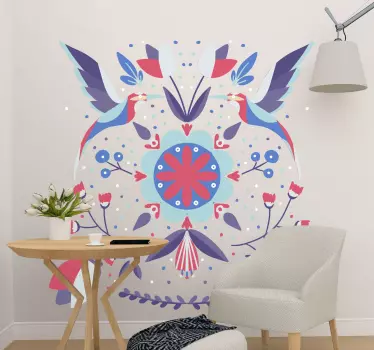 Wandtattoo Natur florales vogelmotiv - TenStickers