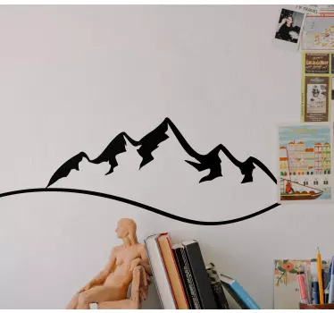 Wandtattoo natur grandiose berglandschaft - TenStickers