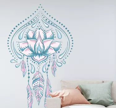 Wandtattoo Natur lotusblumendekor - TenStickers