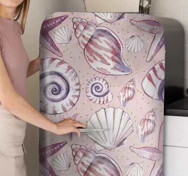 Wandtattoo natur muschel muster kollektion - TenStickers