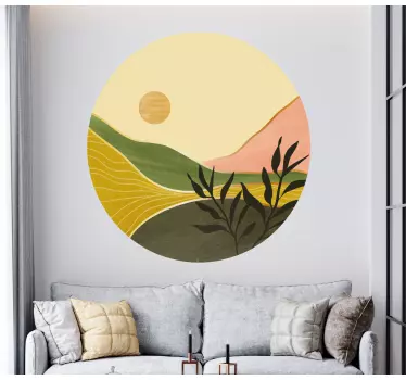 Wandtattoo natur ruhige landschaftsszene - TenStickers