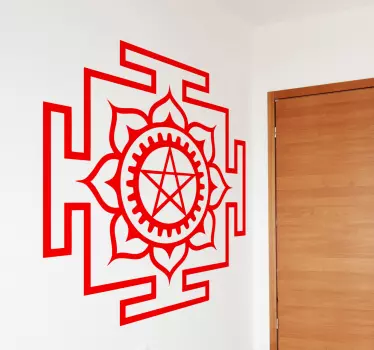 Wandtattoo Pentagramm - TenStickers