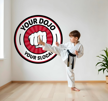 Wandtattoo personalisierbar Dein Dojo - TenStickers