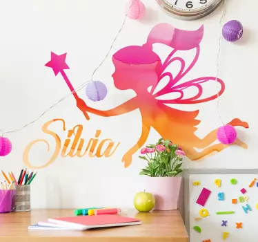 Wandtattoo Personalisierte Fee - TenStickers