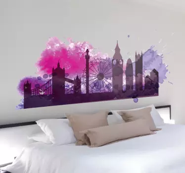 Wandtattoo Silhoulette London - TenStickers