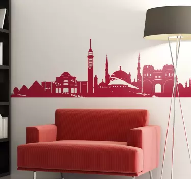 Wandtattoo Skyline Kairo - TenStickers
