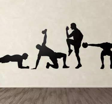 Wandtattoo Sportler - TenStickers