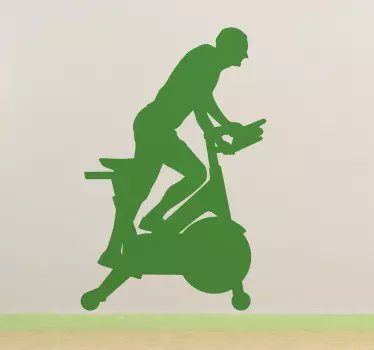 Wandtattoo Sportler Radfahren - TenStickers
