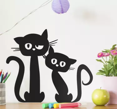 Wandtattoo Kinderzimmer süße Kätzchen - TenStickers