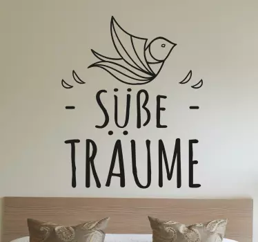 Wandtattoo Süße Träume - TenStickers