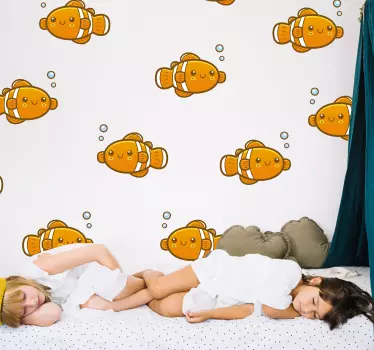 verschiedene Aufkleber Clownfisch Fisch Nemo - TenStickers