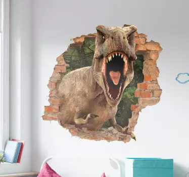 Wandtattoo für Zuhause großer Tyrannosaurus - TenStickers