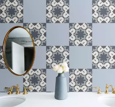 Fliesenaufkleber elegantes geometrisches muster - TenStickers