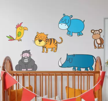 Wandtattoo Tier Set - TenStickers