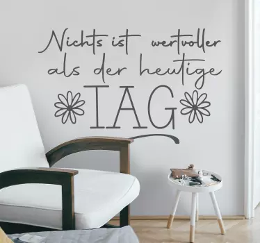 Sticker Zitat Göthe Zitat - TenStickers