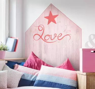 Wandtattoos Kopfende Love - TenStickers