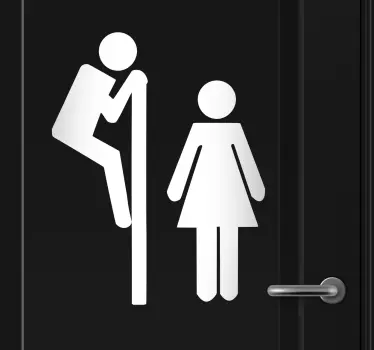 Aufkleber WC Beobachter - TenStickers