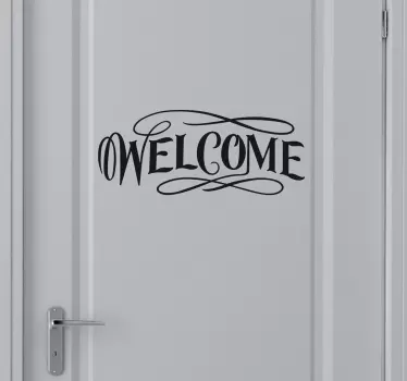 Welcome Aufkleber - TenStickers
