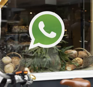 Whatsapp Logo Sticker - TenStickers