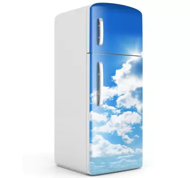 Wolken Kühlschrank Folie - TenStickers
