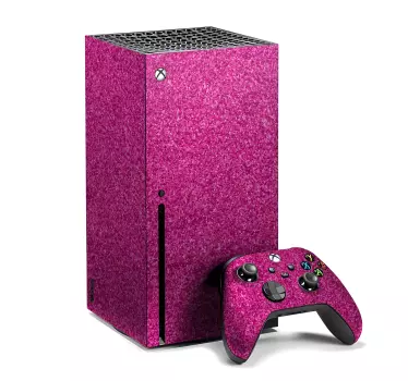 Xbox Folie magenta-glitzer - TenStickers