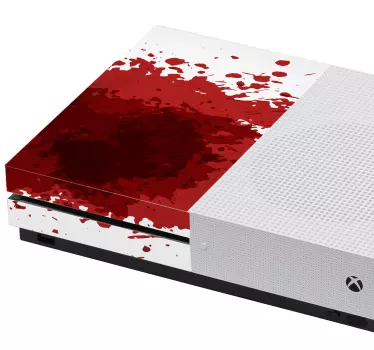 Xbox skin crimson splash hülle - TenStickers