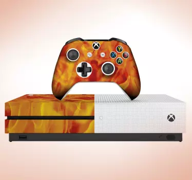 Xbox skin feurige konsolenhaut - TenStickers