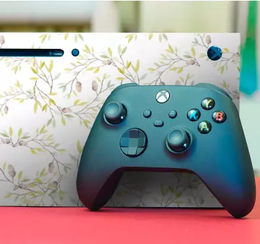 Xbox Skin florales rankenmuster - TenStickers