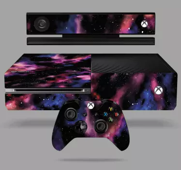 Xbox skin galaxy themenkonsole - TenStickers