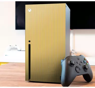 Xbox skin gestreifter goldener schutz - TenStickers