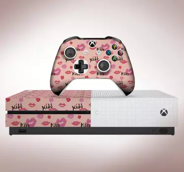 Xbox skin küsschen muster cover - TenStickers