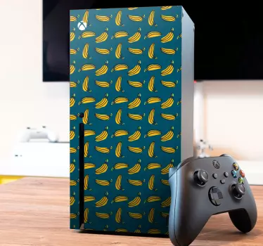 Xbox skin mit bananenmuster cover - TenStickers