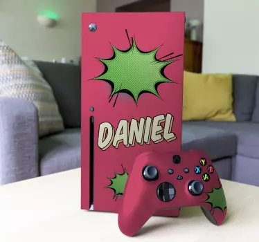 Xbox skin mit comic style aufklebern - TenStickers