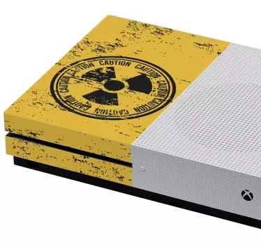 Xbox skin mit gefahrenwarnung design - TenStickers