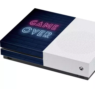 Xbox skin mit neon spielphrase - TenStickers