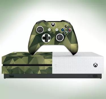 Xbox skin mit tarnmuster kunstwerk - TenStickers