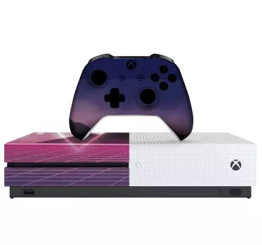 Xbox skin retro geometrische berge - TenStickers
