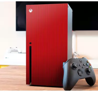 Xbox skin rote spielkonsole - TenStickers
