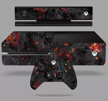 Xbox skin vulkanstruktur cover - TenStickers