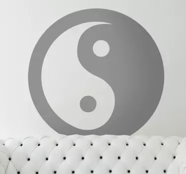Ying yang Aufkleber - TenStickers