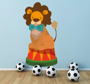 Zirkuslöwe Aufkleber - TenStickers