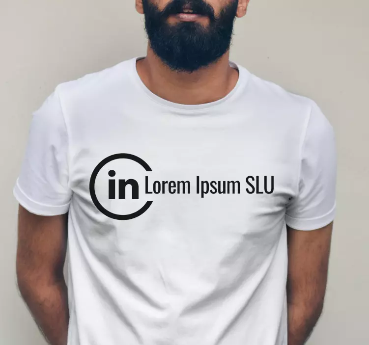 Original T Shirt benutzerdefiniertes linkedin-konto - TenStickers